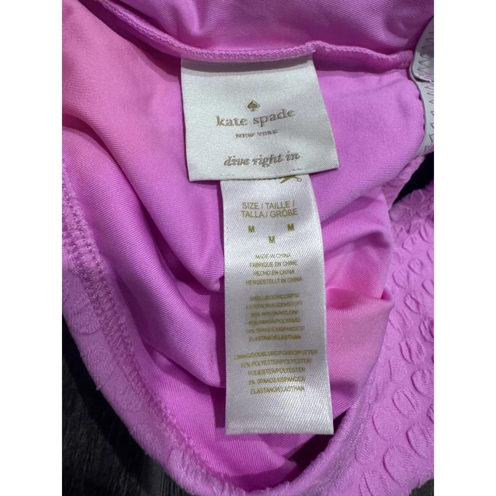 Kate Spade New York Women's‎ Core Scalloped High-Waist Bikini Bottom Pink Medium